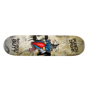 Skateboard Bout de singe bu par poinçon