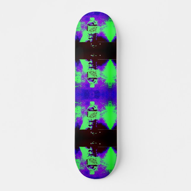 Skateboard Bouteille d'art moderne (Devant)