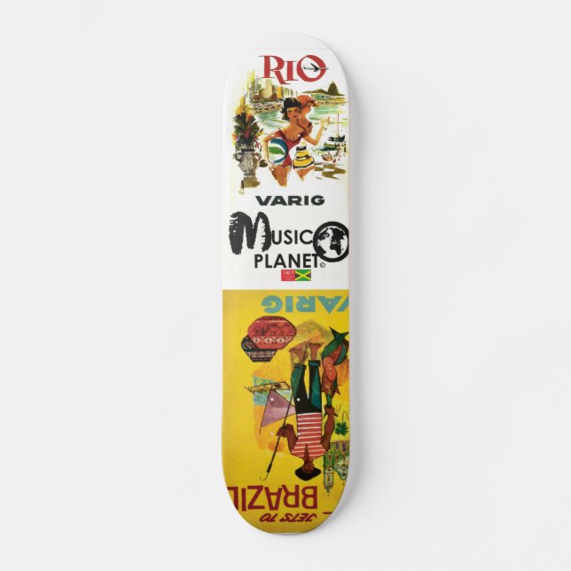 Skateboard BRÉSIL RIO Skate (Recto)