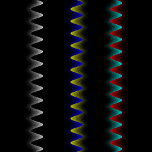 Skateboard Bright Gradient Threads<br><div class="desc">Night effect! Bright Gradient Threads, or saw teeth for some!</div>