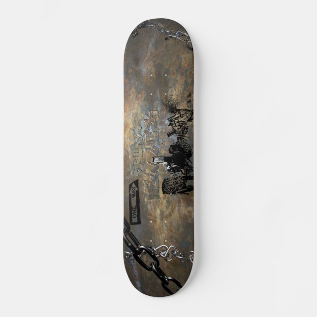 Skateboard Bronx, planche à roulettes de New York (Recto)