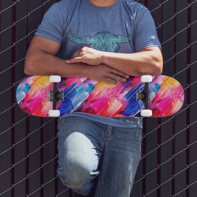 Skateboard brush strokes pattern 2 (Extérieur 3)