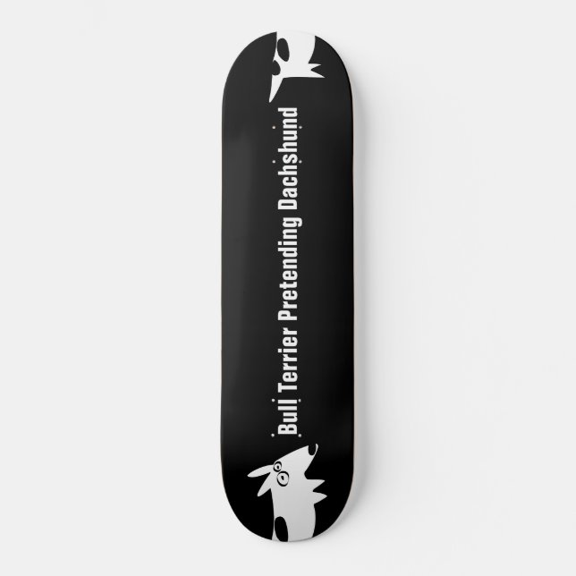 Skateboard Bull terrier (Recto)