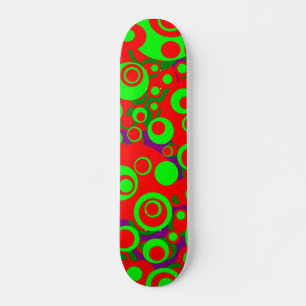 Skateboard Bulles Abstraites 06