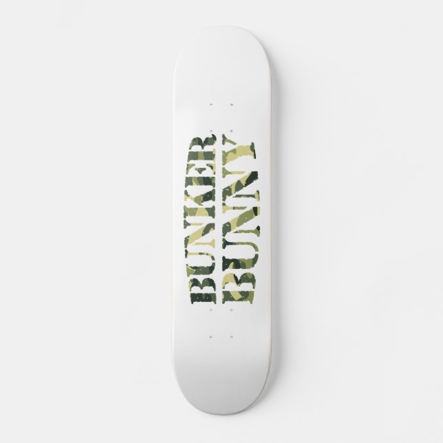 SKATEBOARD BUNKER BUNNY CAMO / CAMOUFLAGE (Recto)