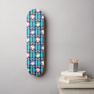 Skateboard cacahuètes   Snoopy Dark Blue Deco Dreams Motif