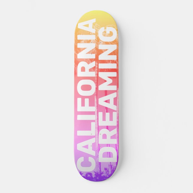 Skateboard California Palm Dreams (Recto)