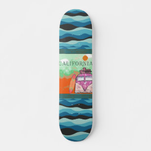 Skateboard California Travel Poster Skate