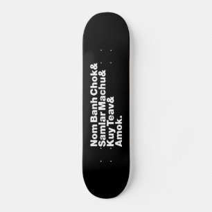 Skateboard Cambodian / Khmer Street Food