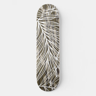 Skateboard Camo Fond Botanique Sans Couture Bottom Lands