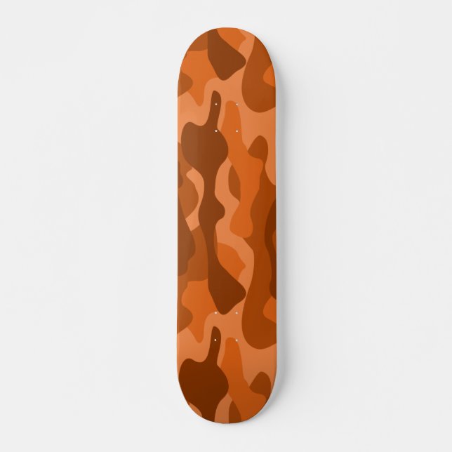 Skateboard Camo Monocolor Espagnol Orange (Devant)