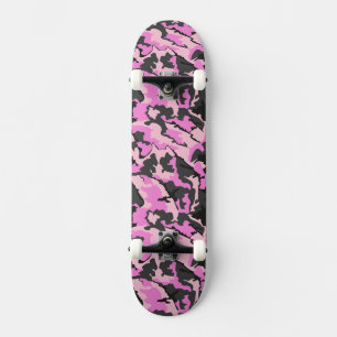 Skateboard Camo rose, planche à roulettes du ¾ 7"