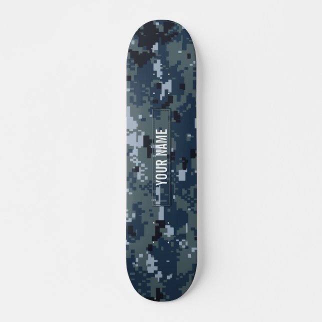 Skateboard Camouflage de la marine NWU personnalisable (Devant)
