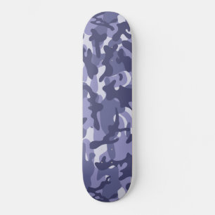 Skateboard Camouflage de la marine violette  