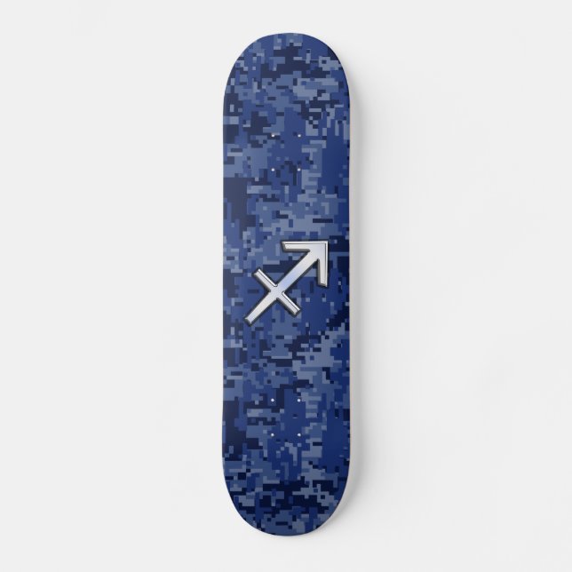 Skateboard Camouflage de NavyDigital de symbole de zodiaque (Recto)