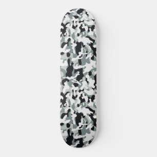 Skateboard Camouflage de poussière de neige