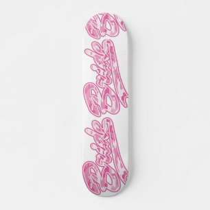 Skateboard Camouflage d'une mariée rose