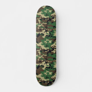 Skateboard Camouflage militaire