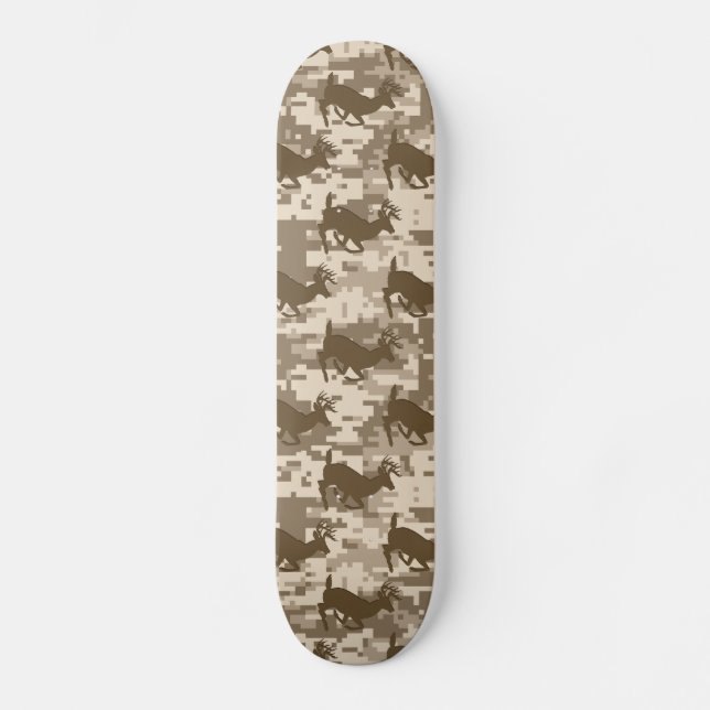 Skateboard Camouflage numérique du désert Motif de caméra de  (Recto)