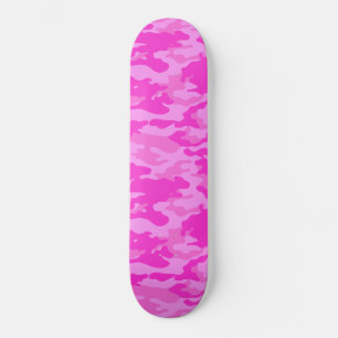 Skateboard Camouflage rose