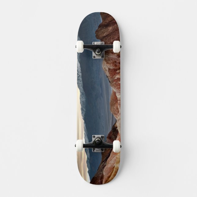 Skateboard Canyon d'or au coucher du soleil (Recto)