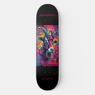 Skateboard Capricorne Astrologie Grafitti Personnaliser