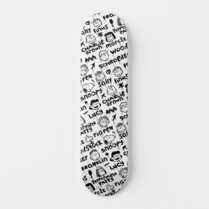 Skateboard Caractères arachide Motif Graffiti