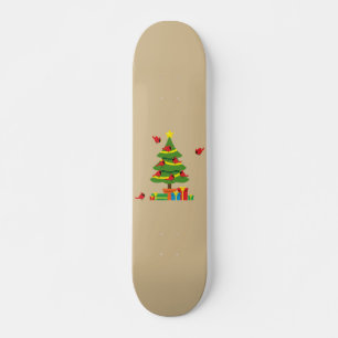 Skateboard Cardinaux rouges - Merrier de Noël passé ensemble