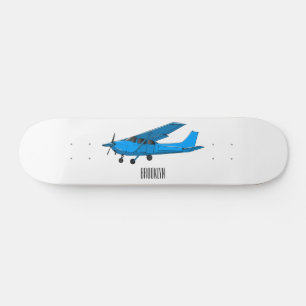 Skateboard Caricature d'avion à voilure fixe