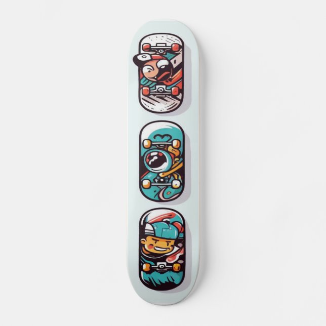 Skateboard Caricature de rue surge design 2 (Recto)