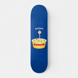 Skateboard Caricature de serpent aux nouilles mignonnes illus