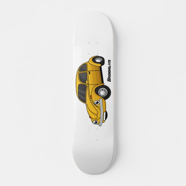 Skateboard Caricature de voiture classique  (Devant)