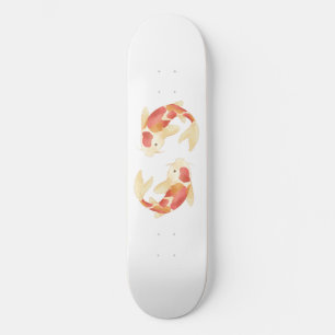 Skateboard Carpes Koï Japonaises
