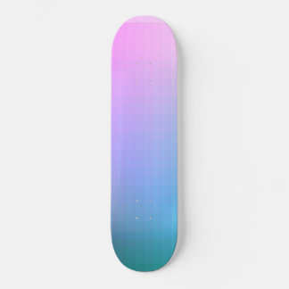 Skateboard Carré Rainbow Ombre Pixel