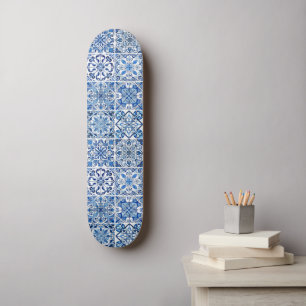 Skateboard Carrelage méditerranéen, Portugais, Azulejo, Majol