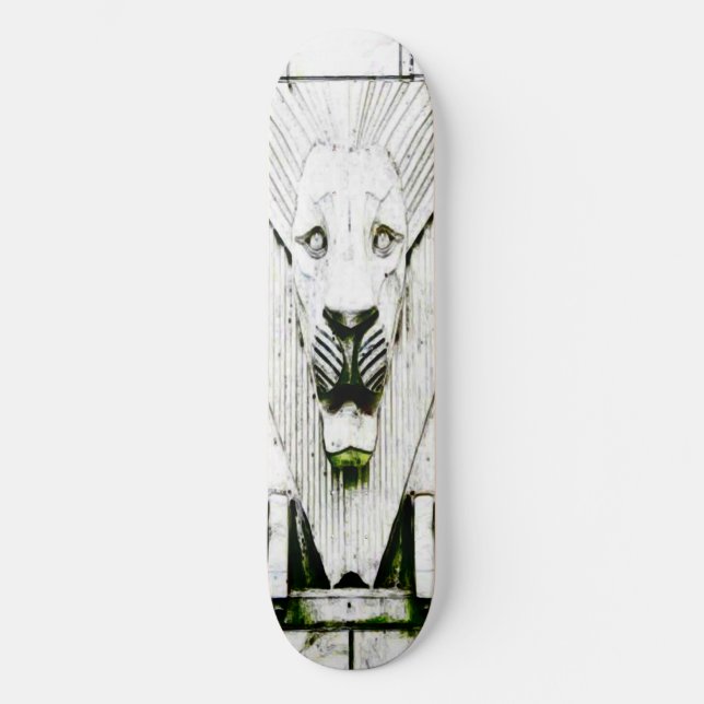 Skateboard Carte à glissière personnalisée Big Bad Lion (Recto)