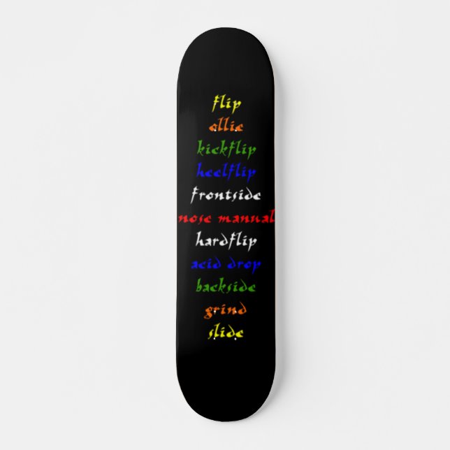Skateboard Carte à roulettes Black-Out (Devant)