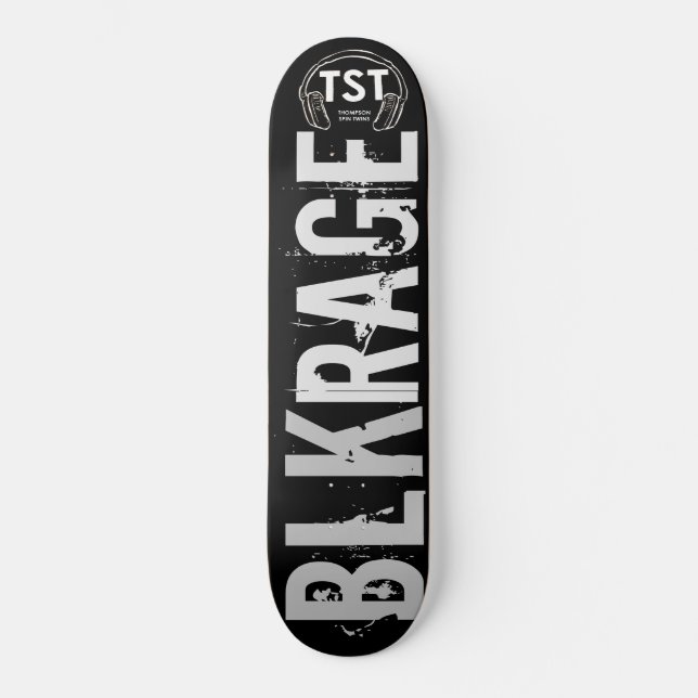 Skateboard Carte à roulettes BLK RAGE (Recto)