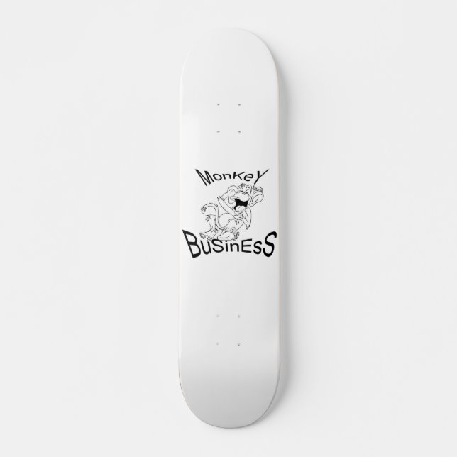 Skateboard Carte à roulettes MonKeY BusiNeSs (Devant)