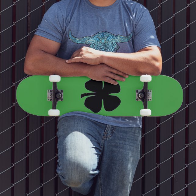 Skateboard Carte à roulettes noire (Extérieur 3)
