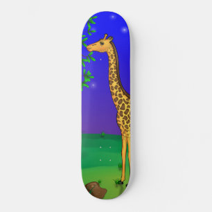 Skateboard Carte à thème Giraffe