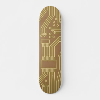 Skateboard Carte de circuit Gold