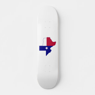 Skateboard Carte de drapeau du Texas