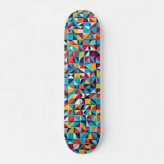 Skateboard Carte de Motif de mosaïque géométrique