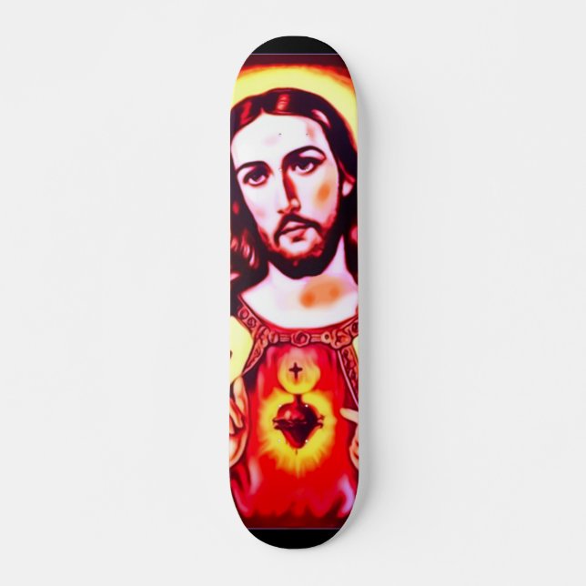 Skateboard Carte de parc personnalisée Jesus Jones (Devant)