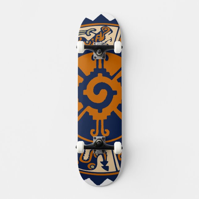 Skateboard Carte de skis tribal amérindienne du sud-ouest (Recto)