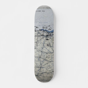 Skateboard Carte du jour J de la Seconde Guerre mondiale 6 ju
