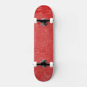 Skateboard Carte graphique de San Francisco