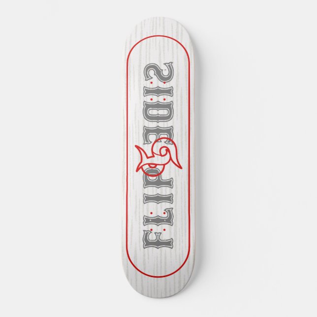 Skateboard Carte latérale (Recto)