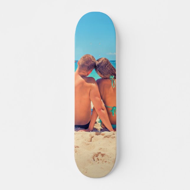 Skateboard Carte photo personnalisée avec vos photos préférée (Devant)